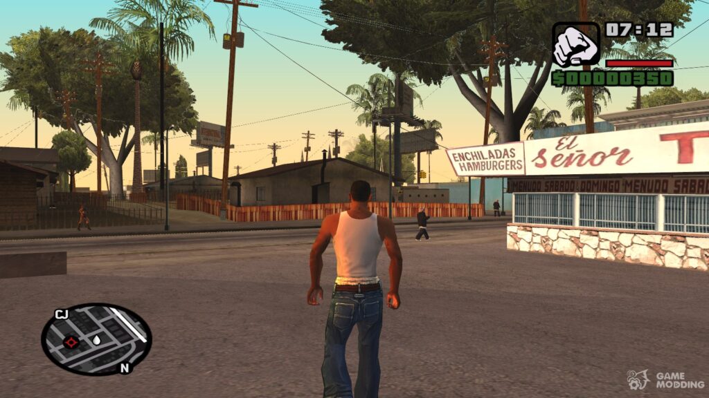 cj andando na cidade